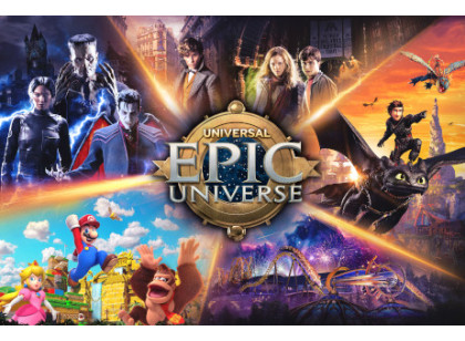 UNIVERSAL - 1 DIA / 2 PARQUES - PARK TO PARK + 1 DIA UNIVERSAL EPIC UNIVERSE TICKET (Com data agendada)